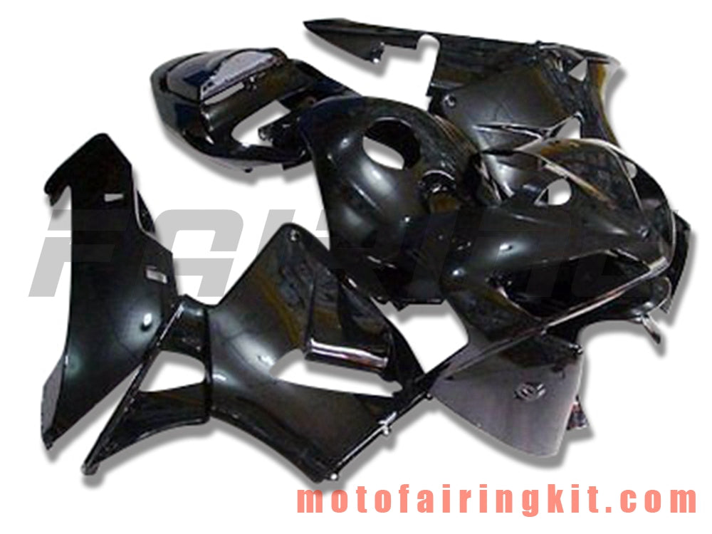 フェアリングキット CBR600RR 2005 2006 CBR600 RR 05 06 プラスチック ABS 射出成形 完全なオートバイボディ アフターマーケットボディワークフレーム (ブラック) B167