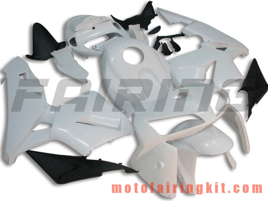 Fairing Kits Fit for CBR600RR 2005 2006 CBR600 RR 05 06 Plastic ABS Injection Mold Complete Motorcycle Body Aftermarket Bodywork Frame (Unpainted) BBB1