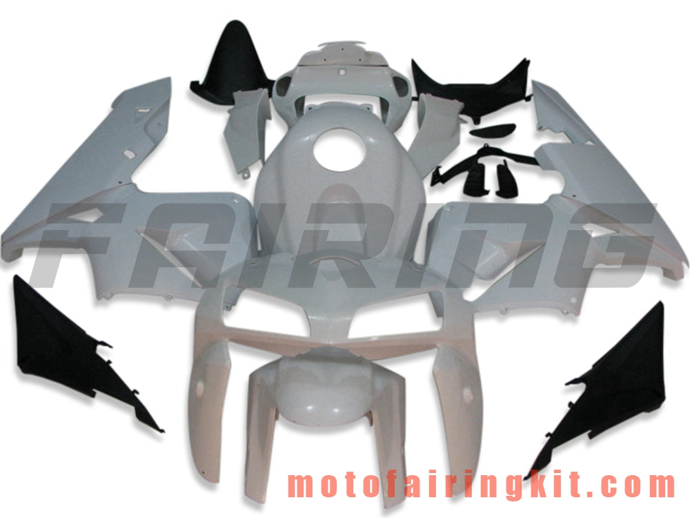 Fairing Kits Fit for CBR600RR 2005 2006 CBR600 RR 05 06 Plastic ABS Injection Mold Complete Motorcycle Body Aftermarket Bodywork Frame (Unpainted) BBB1