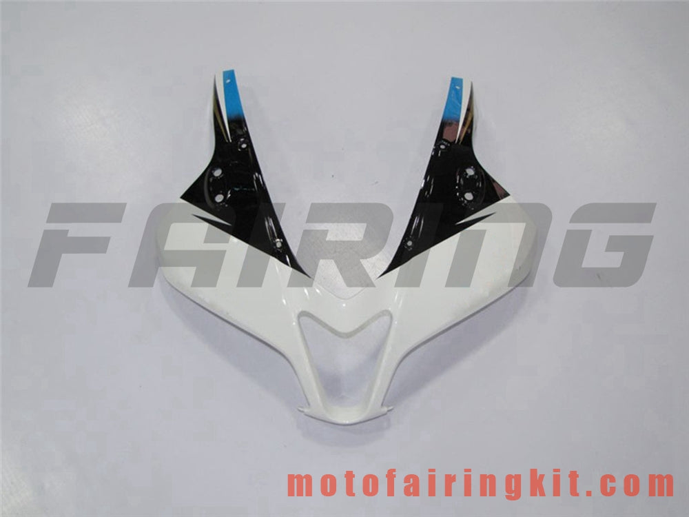 フェアリングキット CBR600RR 2007 2008 CBR 600RR 07 08 プラスチック ABS 射出成形 完全なオートバイボディ アフターマーケットボディワークフレーム (ブラック &amp; ホワイト) B002