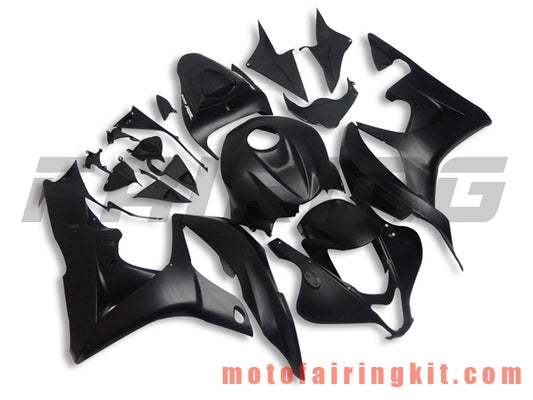 Kits de carenado aptos para CBR600RR 2007 2008 CBR 600RR 07 08 Molde de inyección de plástico ABS Carrocería completa para motocicleta Carrocería del mercado de accesorios Marco (negro) B014