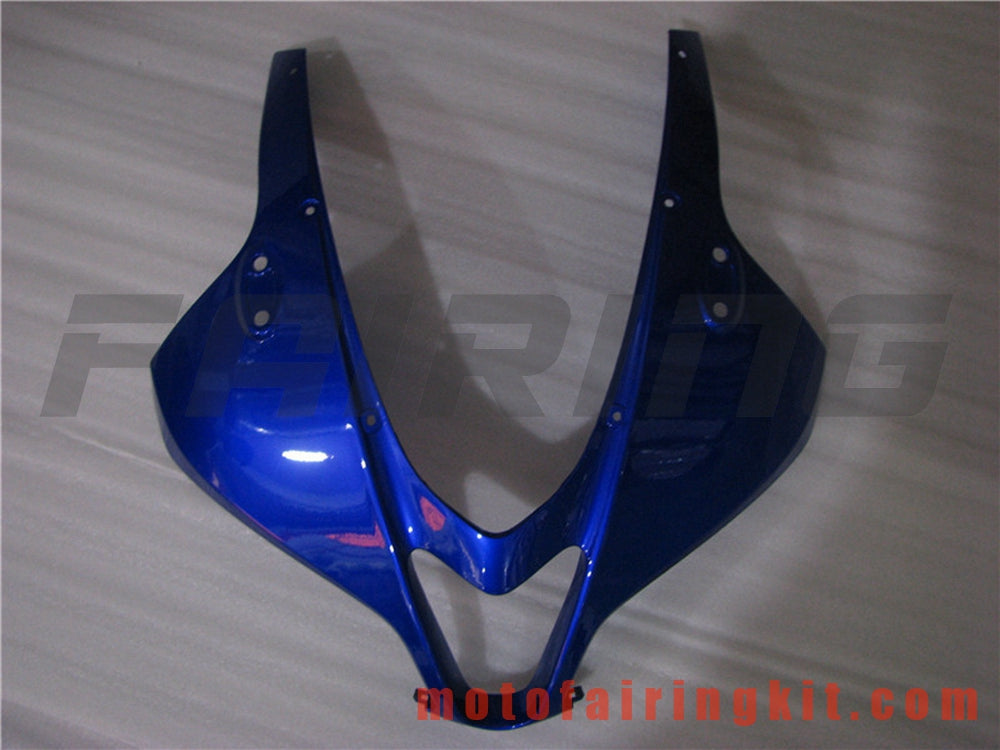 フェアリングキット CBR600RR 2007 2008 CBR 600RR 07 08 プラスチック ABS 射出成形 完全なオートバイボディ アフターマーケットボディワークフレーム (ブルー &amp; ホワイト) B016