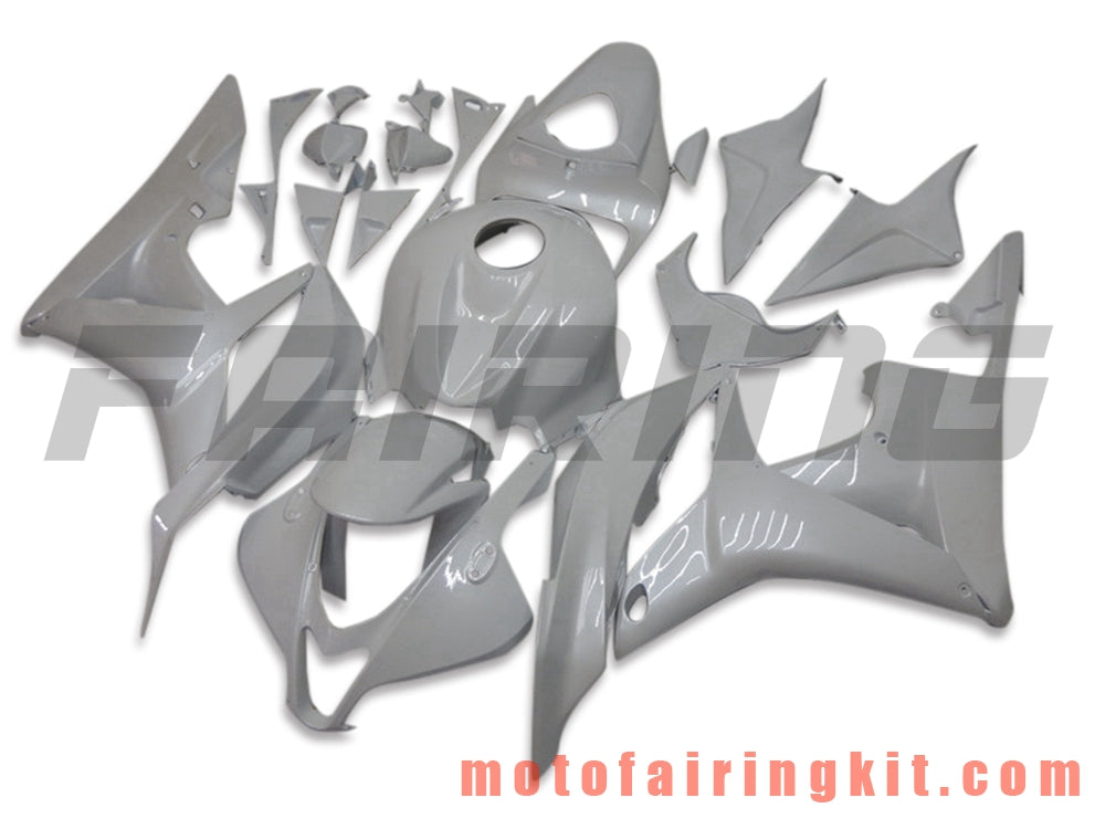 フェアリングキット CBR600RR 2007 2008 CBR 600RR 07 08 プラスチック ABS 射出成形 完全なオートバイボディ アフターマーケットボディワークフレーム (ホワイト) B021