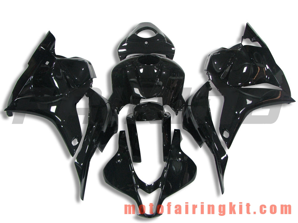 Kits de carenado aptos para CBR600RR 2007 2008 CBR 600RR 07 08 Molde de inyección de plástico ABS Carrocería completa para motocicleta Marco de carrocería de posventa (negro) B028