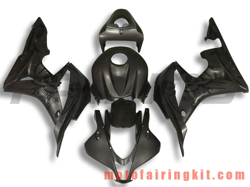 Fairing Kits Fit for CBR600RR 2007 2008 CBR 600RR 07 08 Plastic ABS Injection Mold Complete Motorcycle Body Aftermarket Bodywork Frame (Black) B038