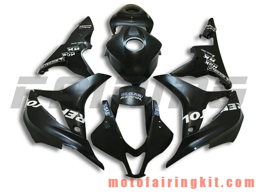 Fairing Kits Fit for CBR600RR 2007 2008 CBR 600RR 07 08 Plastic ABS Injection Mold Complete Motorcycle Body Aftermarket Bodywork Frame (Black) B046