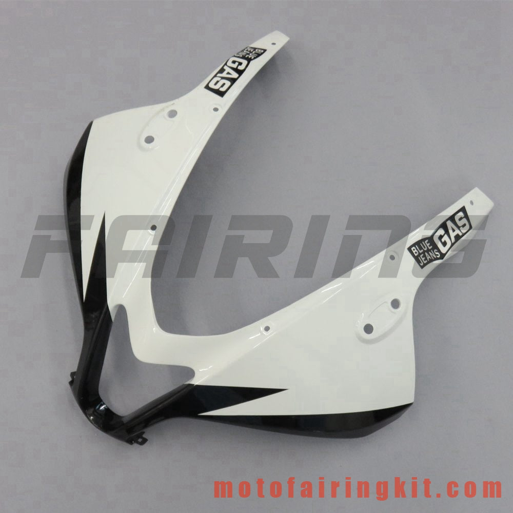 Kits de carenado aptos para CBR600RR 2007 2008 CBR 600RR 07 08 Molde de inyección de plástico ABS Carrocería completa para motocicleta Marco de carrocería de posventa (blanco y negro) B049