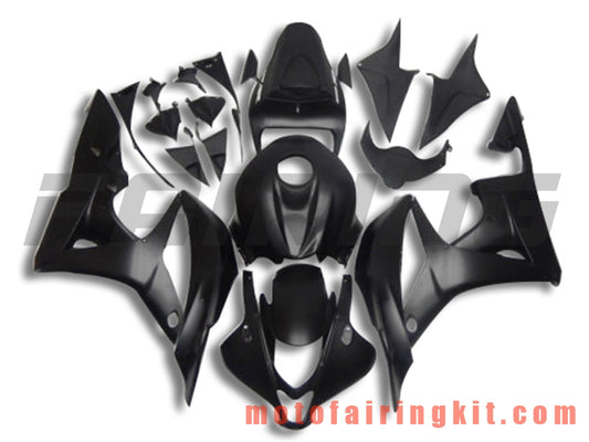 Kits de carenado aptos para CBR600RR 2007 2008 CBR 600RR 07 08 Molde de inyección de plástico ABS Carrocería completa para motocicleta Marco de carrocería de posventa (negro) B051