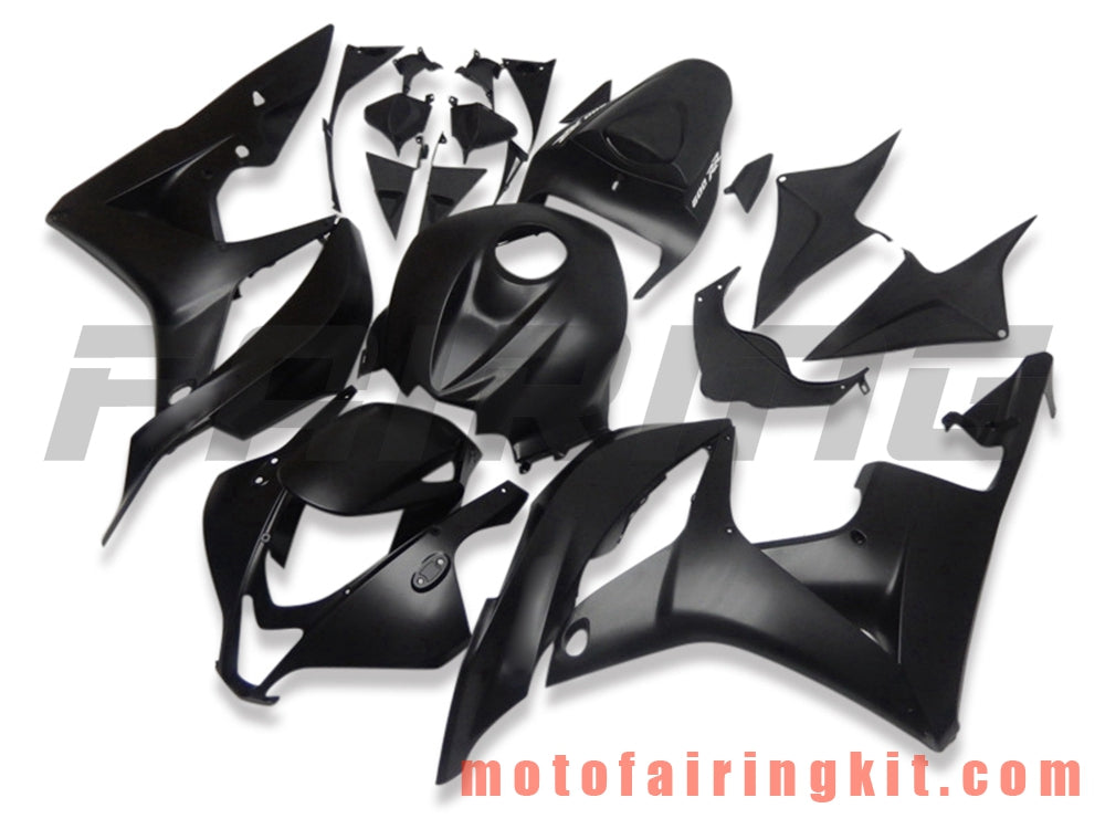 Fairing Kits Fit for CBR600RR 2007 2008 CBR 600RR 07 08 Plastic ABS Injection Mold Complete Motorcycle Body Aftermarket Bodywork Frame (Black) B051