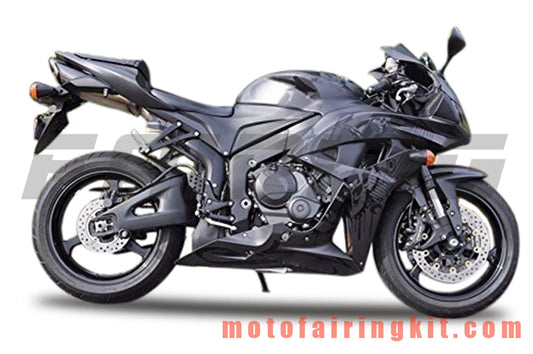 Kits de carenado aptos para CBR600RR 2007 2008 CBR 600RR 07 08 Molde de inyección de plástico ABS Carrocería completa para motocicleta Carrocería del mercado de accesorios Marco (negro) B060