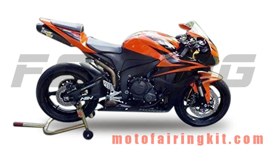 Kits de carenado aptos para CBR600RR 2007 2008 CBR 600RR 07 08 Molde de inyección de plástico ABS Carrocería completa para motocicleta Carrocería del mercado de accesorios Marco (naranja y negro) B061