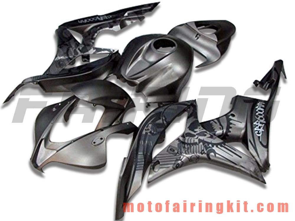 Kits de carenado aptos para CBR600RR 2007 2008 CBR 600RR 07 08 Molde de inyección de plástico ABS Carrocería completa para motocicleta Marco de carrocería de posventa (negro) B064