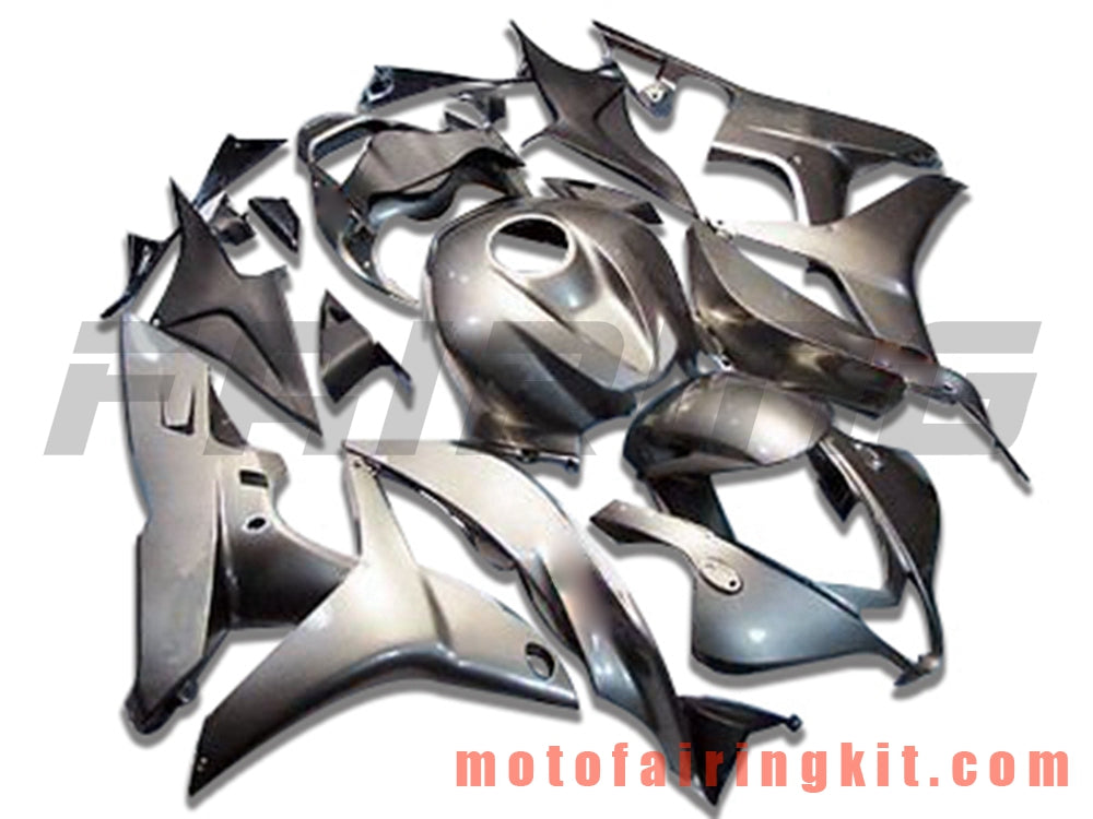 フェアリングキット CBR600RR 2007 2008 CBR 600RR 07 08 プラスチック ABS 射出成形 完全なオートバイボディ アフターマーケットボディワークフレーム (グレー) B066