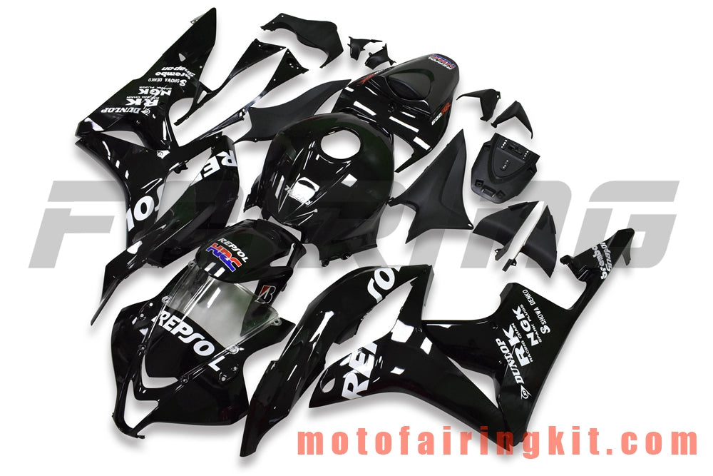 Fairing Kits Fit for CBR600RR 2007 2008 CBR 600RR 07 08 Plastic ABS Injection Mold Complete Motorcycle Body Aftermarket Bodywork Frame (Black) B072