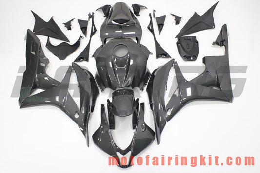 Kits de carenado aptos para CBR600RR 2007 2008 CBR 600RR 07 08 Molde de inyección de plástico ABS Carrocería completa para motocicleta Carrocería del mercado de accesorios Marco (fibra de carbono) B201