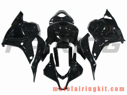 Kits de carenado aptos para CBR600RR 2009 2010 2011 2012 CBR600 RR 09 10 11 12 Molde de inyección de plástico ABS Carrocería completa para motocicleta Carrocería del mercado de accesorios Marco (negro) B006