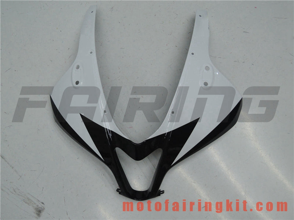 Kits de carenado aptos para CBR600RR 2009 2010 2011 2012 CBR600 RR 09 10 11 12 Molde de inyección de plástico ABS Carrocería completa para motocicleta Marco de carrocería de posventa (blanco y negro) B009