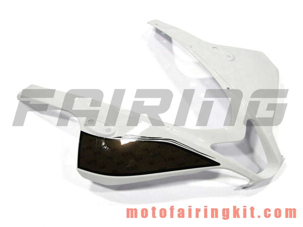 Fairing Kits Fit for CBR600RR 2009 2010 2011 2012 CBR600 RR 09 10 11 12 Plastic ABS Injection Mold Complete Motorcycle Body Aftermarket Bodywork Frame (White & Black) B013