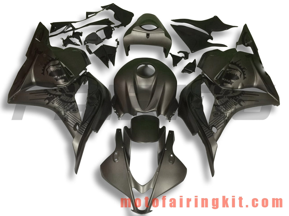 Fairing Kits Fit for CBR600RR 2009 2010 2011 2012 CBR600 RR 09 10 11 12 Plastic ABS Injection Mold Complete Motorcycle Body Aftermarket Bodywork Frame (Gray) B014