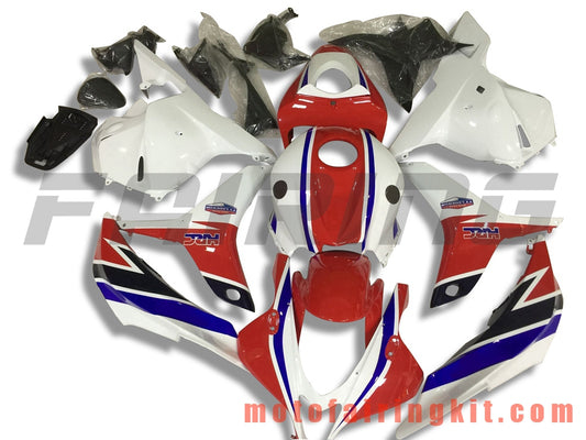 Kits de carenado aptos para CBR600RR 2009 2010 2011 2012 CBR600 RR 09 10 11 12 Molde de inyección de plástico ABS Carrocería completa para motocicleta Carrocería del mercado de accesorios Marco (rojo y blanco) B019