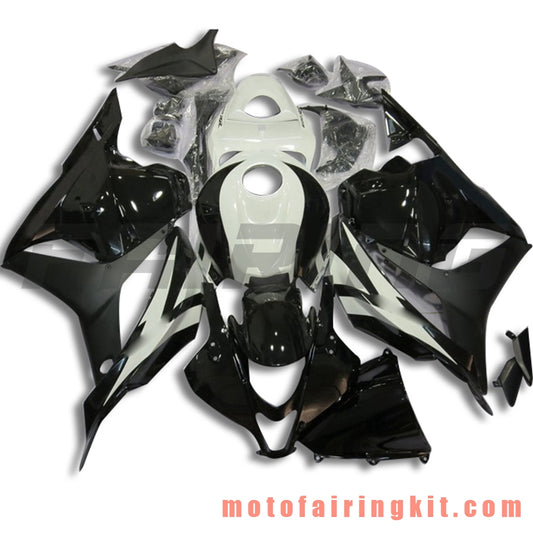 Fairing Kits Fit for CBR600RR 2009 2010 2011 2012 CBR600 RR 09 10 11 12 Plastic ABS Injection Mold Complete Motorcycle Body Aftermarket Bodywork Frame (Black & White) B029