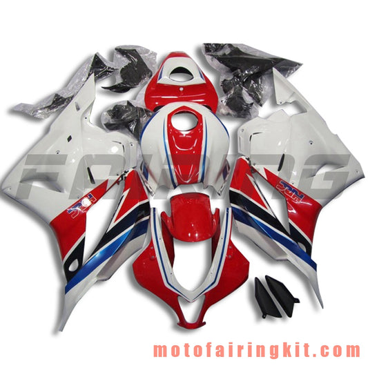 Fairing Kits Fit for CBR600RR 2009 2010 2011 2012 CBR600 RR 09 10 11 12 Plastic ABS Injection Mold Complete Motorcycle Body Aftermarket Bodywork Frame (Red & White) B031