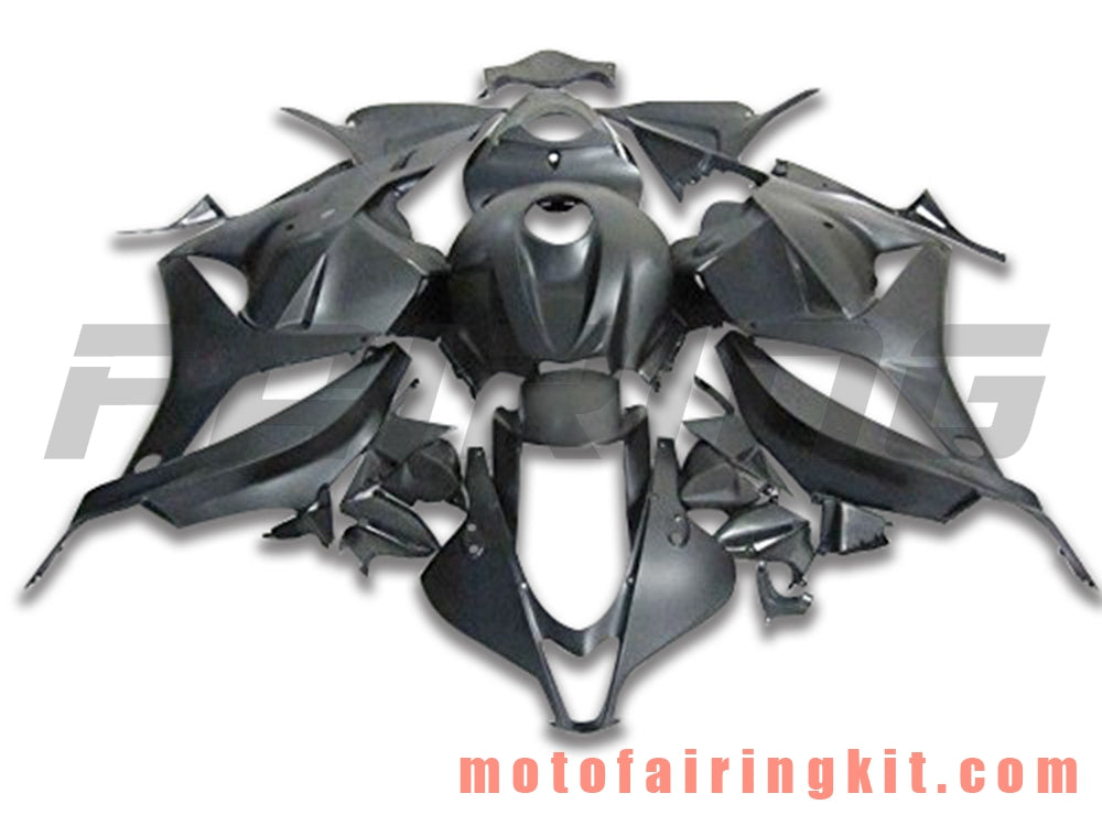 Kits de carenado aptos para CBR600RR 2009 2010 2011 2012 CBR600 RR 09 10 11 12 Molde de inyección de plástico ABS Carrocería completa para motocicleta Carrocería del mercado de accesorios Marco (negro) B039