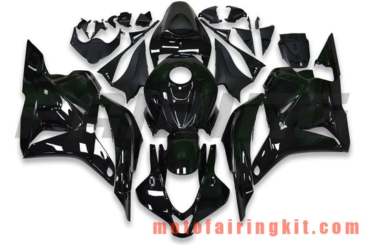 Fairing Kits Fit for CBR600RR 2009 2010 2011 2012 CBR600 RR 09 10 11 12 Plastic ABS Injection Mold Complete Motorcycle Body Aftermarket Bodywork Frame (Black) B046