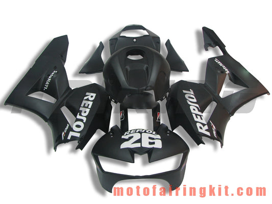 Kits de carenado aptos para CBR600RR 2013 2014 2015 2016 2017 2018 CBR600 RR 13 14 15 16 17 18 Molde de inyección de plástico ABS Carrocería completa para motocicleta Carrocería del mercado de accesorios Marco (negro) B005