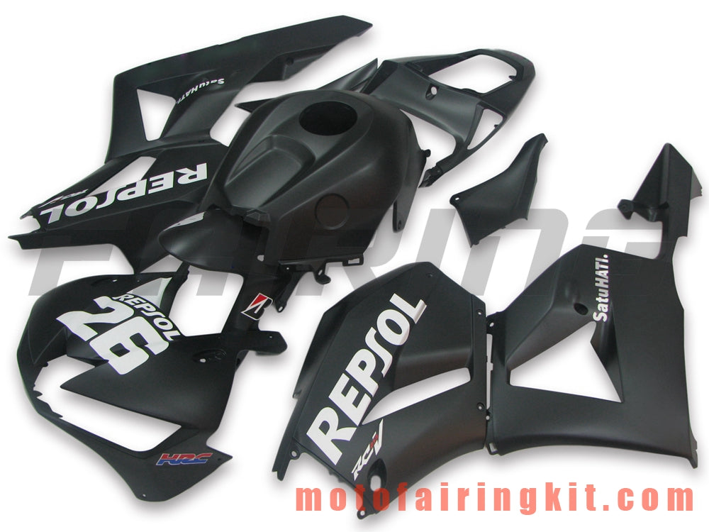 Fairing Kits Fit for CBR600RR 2013 2014 2015 2016 2017 2018 CBR600 RR 13 14 15 16 17 18 Plastic ABS Injection Mold Complete Motorcycle Body Aftermarket Bodywork Frame (Black) B005