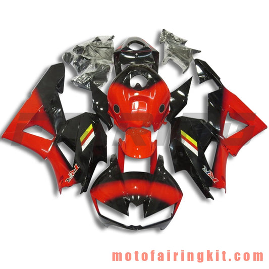 Kits de carenado aptos para CBR600RR 2013 2014 2015 2016 2017 2018 CBR600 RR 13 14 15 16 17 18 Molde de inyección de plástico ABS Carrocería completa para motocicleta Carrocería de posventa Marco (rojo y negro) B009