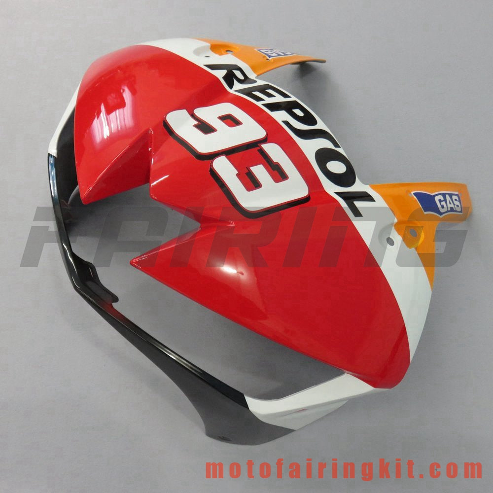 Fairing Kits Fit for CBR600RR 2013 2014 2015 2016 2017 2018 CBR600 RR 13 14 15 16 17 18 Plastic ABS Injection Mold Complete Motorcycle Body Aftermarket Bodywork Frame (Red & Orange) B014