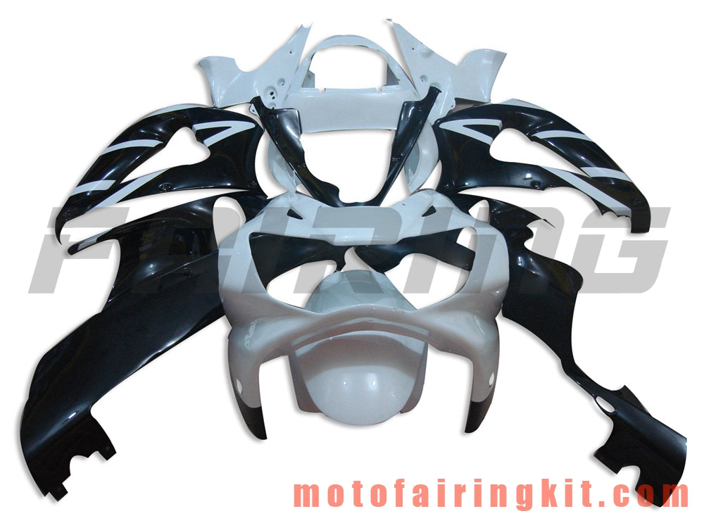 Kits de carenado aptos para CBR900RR 929 2000 2001 CBR900 RR 929 00 01 Molde de inyección de plástico ABS Carrocería completa para motocicleta Carrocería del mercado de accesorios Marco (blanco y negro) B001