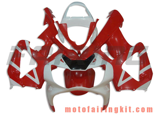 Kits de carenado aptos para CBR900RR 929 2000 2001 CBR900 RR 929 00 01 Molde de inyección de plástico ABS Carrocería completa para motocicleta Marco de carrocería de posventa (rojo y blanco) B007