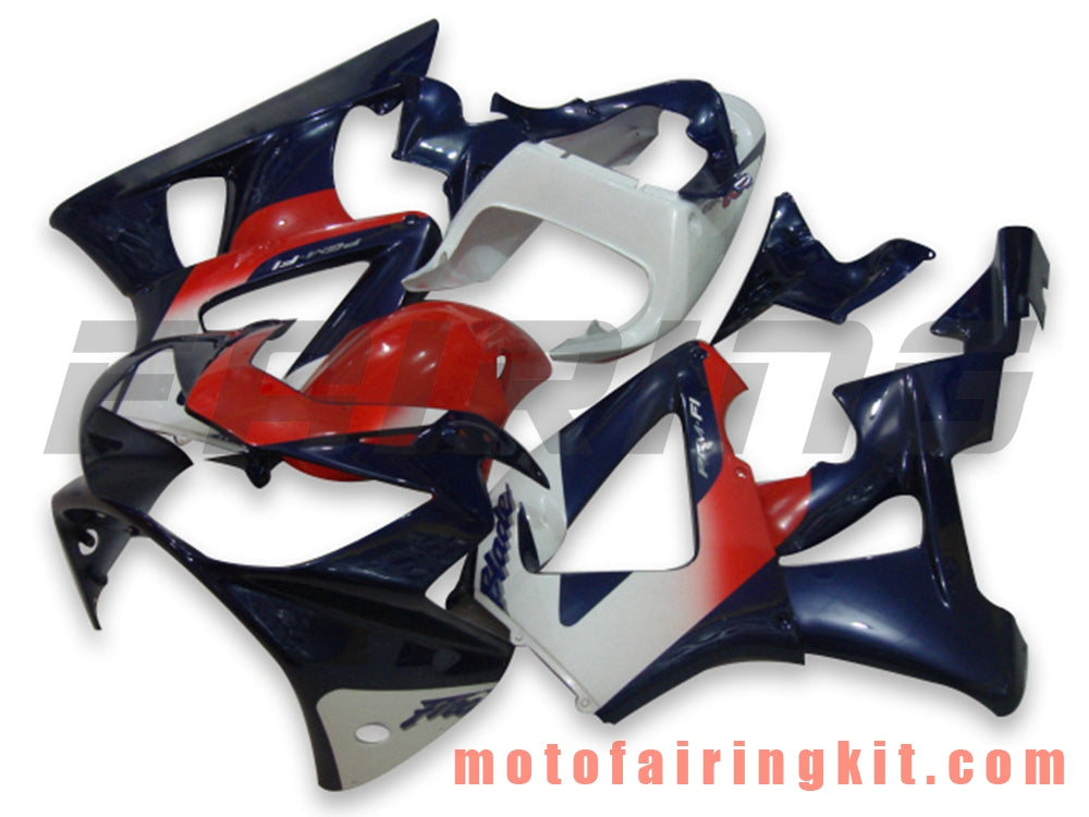 Kits de carenado aptos para CBR900RR 929 2000 2001 CBR900 RR 929 00 01 Molde de inyección de plástico ABS Carrocería completa para motocicleta Marco de carrocería de posventa (negro y rojo) B013