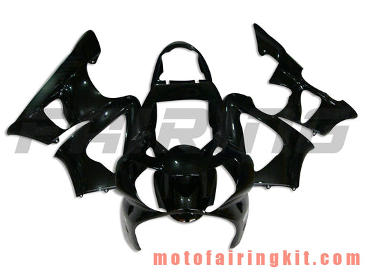 Kits de carenado aptos para CBR900RR 929 2000 2001 CBR900 RR 929 00 01 Molde de inyección de plástico ABS Carrocería completa para motocicleta Marco de carrocería de posventa (negro) B015