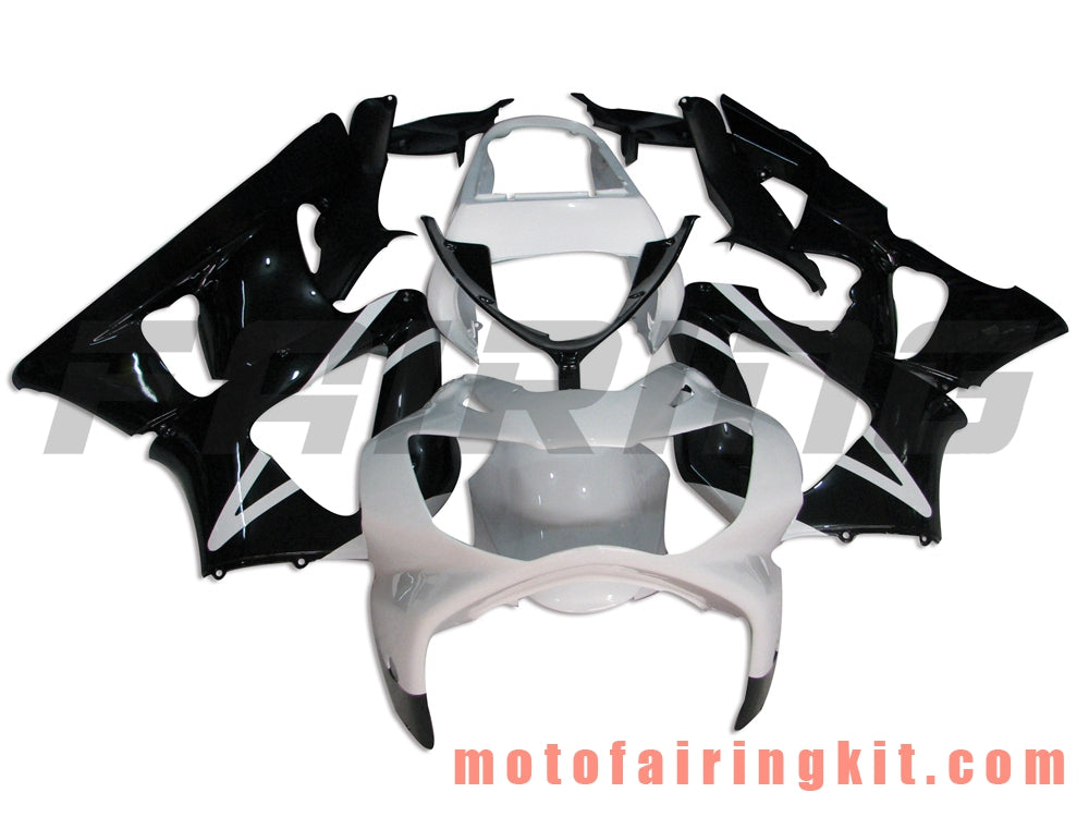 Fairing Kits Fit for CBR900RR 929 2000 2001 CBR900 RR 929 00 01 Plastic ABS Injection Mold Complete Motorcycle Body Aftermarket Bodywork Frame (Black & White) B023