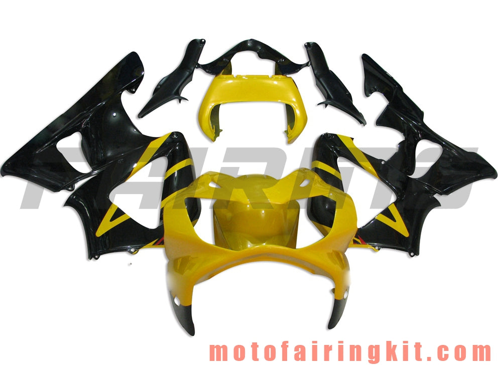 Fairing Kits Fit for CBR900RR 929 2000 2001 CBR900 RR 929 00 01 Plastic ABS Injection Mold Complete Motorcycle Body Aftermarket Bodywork Frame (Yellow & Black) B024