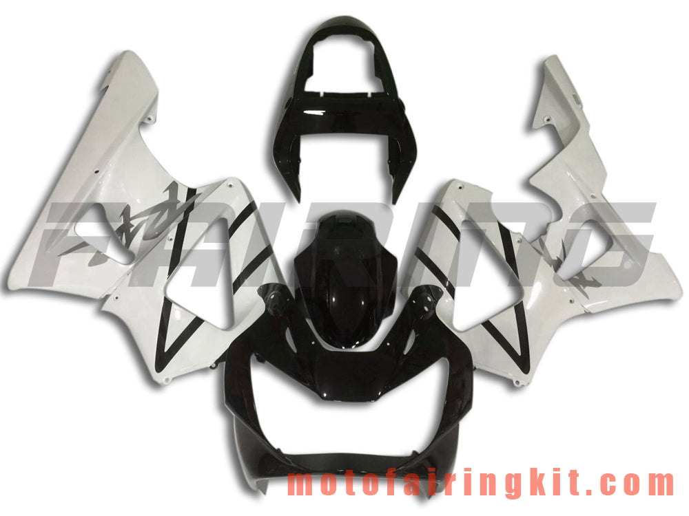 Kits de carenado aptos para CBR900RR 929 2000 2001 CBR900 RR 929 00 01 Molde de inyección de plástico ABS Carrocería completa para motocicleta Marco de carrocería de posventa (blanco y negro) B029