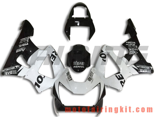 Kits de carenado aptos para CBR900RR 929 2000 2001 CBR900 RR 929 00 01 Molde de inyección de plástico ABS Carrocería completa para motocicleta Marco de carrocería de posventa (blanco y negro) B030