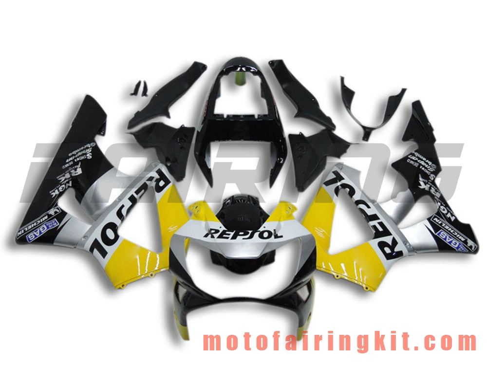 Fairing Kits Fit for CBR900RR 929 2000 2001 CBR900 RR 929 00 01 Plastic ABS Injection Mold Complete Motorcycle Body Aftermarket Bodywork Frame (Black & Yellow) B031