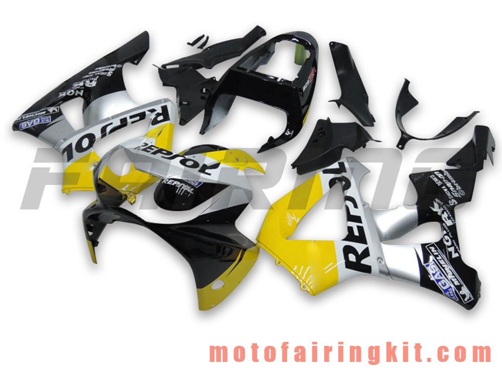 Fairing Kits Fit for CBR900RR 929 2000 2001 CBR900 RR 929 00 01 Plastic ABS Injection Mold Complete Motorcycle Body Aftermarket Bodywork Frame (Black & Yellow) B031