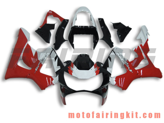 Kits de carenado aptos para CBR900RR 929 2000 2001 CBR900 RR 929 00 01 Molde de inyección de plástico ABS Carrocería completa para motocicleta Marco de carrocería de posventa (rojo y blanco) B032