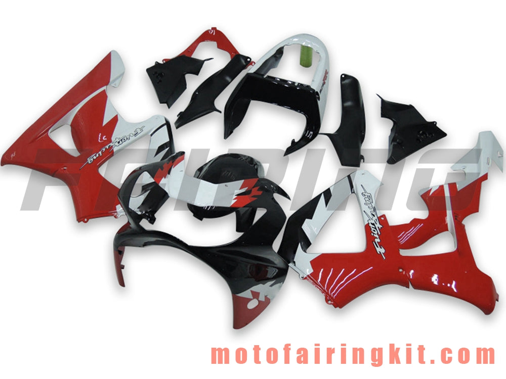 Fairing Kits Fit for CBR900RR 929 2000 2001 CBR900 RR 929 00 01 Plastic ABS Injection Mold Complete Motorcycle Body Aftermarket Bodywork Frame (Red & White) B032