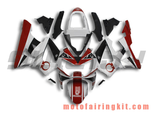 Kits de carenado aptos para CBR900RR 929 2000 2001 CBR900 RR 929 00 01 Molde de inyección de plástico ABS Carrocería completa para motocicleta Marco de carrocería de posventa (blanco y rojo) B033