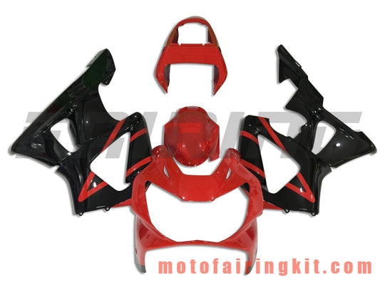 Kits de carenado aptos para CBR900RR 929 2000 2001 CBR900 RR 929 00 01 Molde de inyección de plástico ABS Carrocería completa para motocicleta Marco de carrocería de posventa (rojo y negro) B035