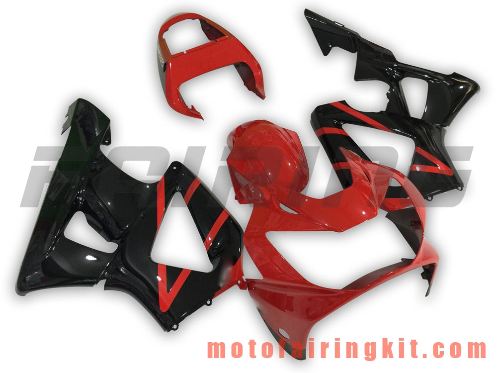 Fairing Kits Fit for CBR900RR 929 2000 2001 CBR900 RR 929 00 01 Plastic ABS Injection Mold Complete Motorcycle Body Aftermarket Bodywork Frame (Red & Black) B035