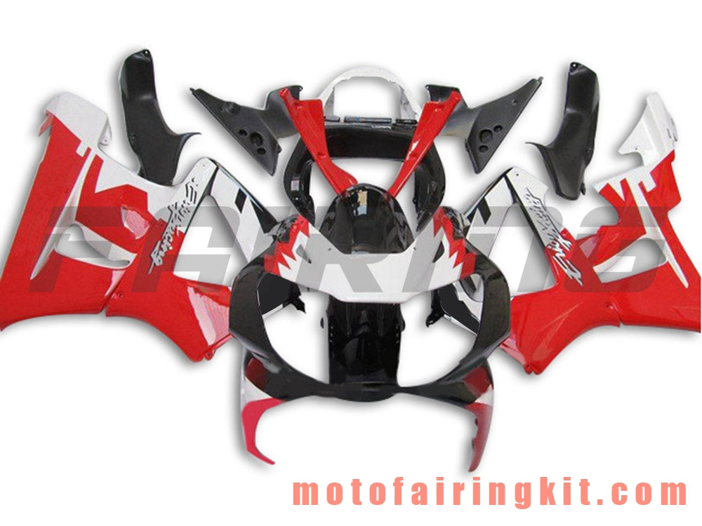 Kits de carenado aptos para CBR900RR 929 2000 2001 CBR900 RR 929 00 01 Molde de inyección de plástico ABS Carrocería completa para motocicleta Marco de carrocería de posventa (rojo y negro) B042