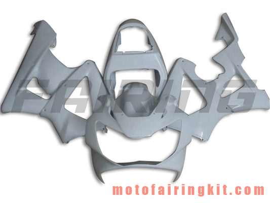 Kits de carenado aptos para CBR900RR 929 2000 2001 CBR900 RR 929 00 01 Molde de inyección de plástico ABS Carrocería completa para motocicleta Marco de carrocería de posventa (blanco) B044