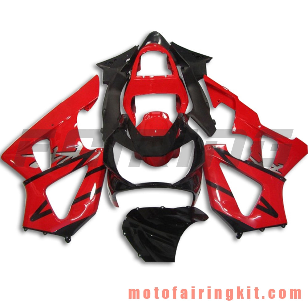 Fairing Kits Fit for CBR900RR 929 2000 2001 CBR900 RR 929 00 01 Plastic ABS Injection Mold Complete Motorcycle Body Aftermarket Bodywork Frame (Red & Black) B046